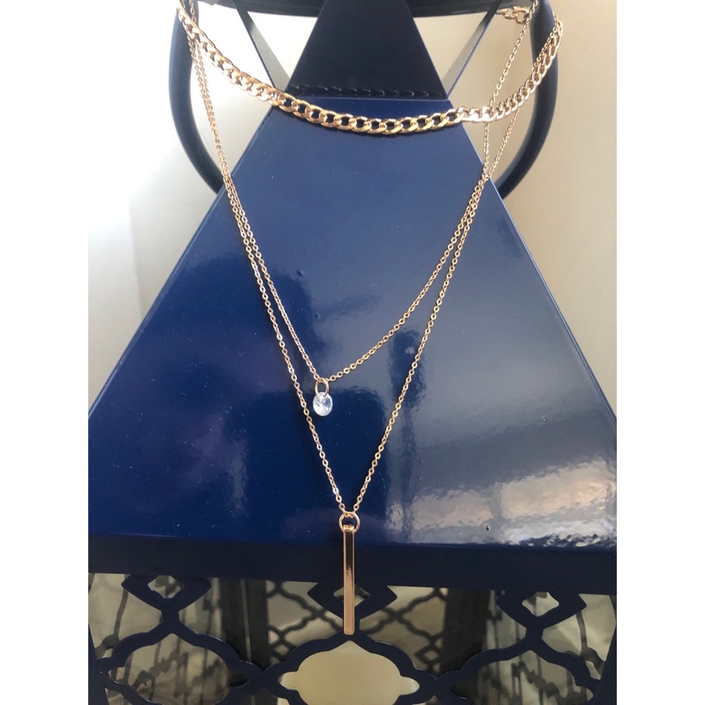 👑 Three Layer Gold Chain👑 - Picture 2 of 2